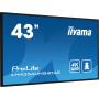 iiyama LH4354UHS-B1AG visualizzatore di messaggi Pannello piatto per segnaletica digitale 108 cm (42.5") LCD Wi-Fi 500 cd m² 4K