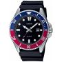 Casio MDV-107-1A3VEF reloj Reloj de pulsera Cuarzo Azul, Rojo, Acero inoxidable Acero inoxidable