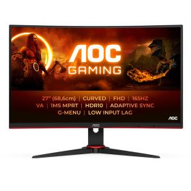 AOC G2 C27G2E BK pantalla para PC 68,6 cm (27") 1920 x 1080 Pixeles Negro, Rojo