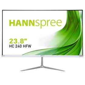 Hannspree HC240HFW écran plat de PC 60,5 cm (23.8") 1920 x 1080 pixels Full HD LED Argent, Blanc