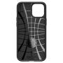 Spigen Liquid Air Matte mobile phone case 17 cm (6.7") Cover Black