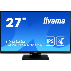 iiyama ProLite T2754MSC-B1AG Computerbildschirm 68,6 cm (27") 1920 x 1080 Pixel Full HD LED Touchscreen Multi-Nutzer Schwarz