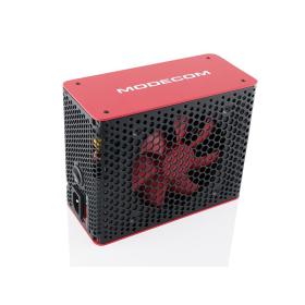 Modecom Volcano unidad de fuente de alimentación 750 W 20+4 pin ATX ATX Negro, Rojo