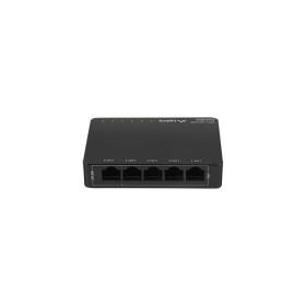 Lanberg DSP3-1005-60W network switch Unmanaged Gigabit Ethernet (10 100 1000) Power over Ethernet (PoE) Black