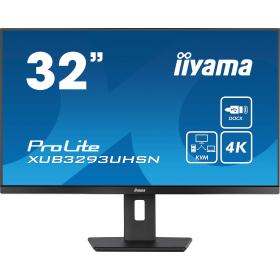 iiyama ProLite XUB3293UHSN-B5 computer monitor 80 cm (31.5") 3840 x 2160 pixels 4K Ultra HD LCD Black
