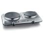 Severin DK 1014 Stainless steel Countertop Sealed plate 2 zone(s)