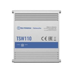Teltonika TSW110 network switch Unmanaged Gigabit Ethernet (10 100 1000) Power over Ethernet (PoE) Blue, Grey