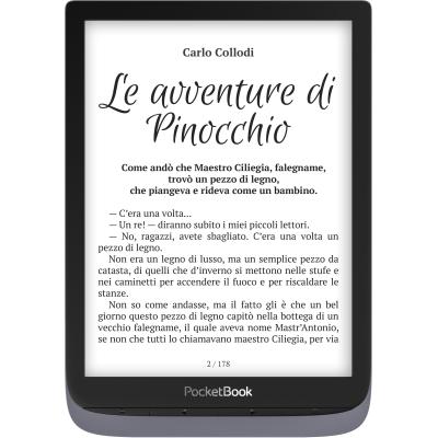 PocketBook InkPad 3 Pro lectore de e-book Pantalla táctil 16 GB Wifi Gris, Metálico