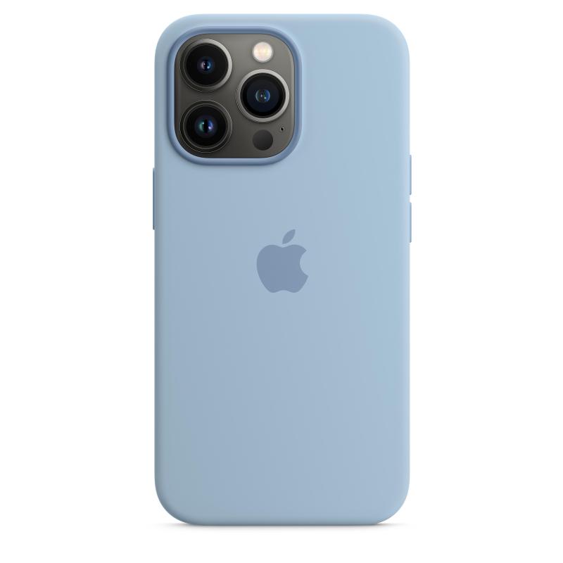 ▷ Apple iPhone 13 Pro Silikon Case mit MagSafe - Dunstblau