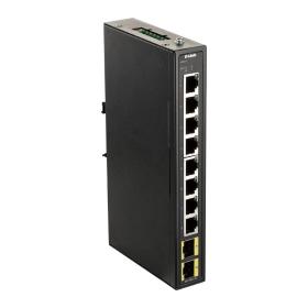 D-Link DIS-100G-10S commutateur réseau Géré Gigabit Ethernet (10 100 1000) Noir