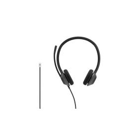 Cisco Headset 322 Wired Dual On-Ear Carbon Black RJ9 Auriculares Alámbrico Diadema Oficina Centro de llamadas Negro