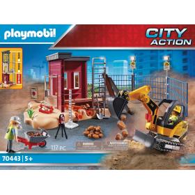Playmobil Mini-pelleteuse et chantier