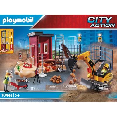 Playmobil Mini-pelleteuse et chantier