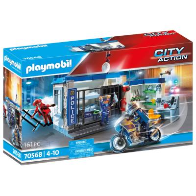 Playmobil City Action Police Poste de police et cambrioleur