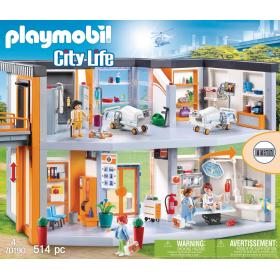 Playmobil City Life Hôpital aménagé