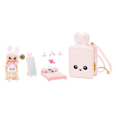 Na! Na! Na! Surprise 3-in-1 Backpack Bedroom Playset- Pink Bunny