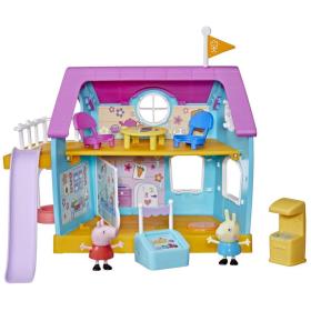 Peppa Pig Peppa’s Club Peppa’s Kids-Only Clubhouse Preschool Toy Sound Effects 2 Figures, 7 Accessories Ages 3 and Up