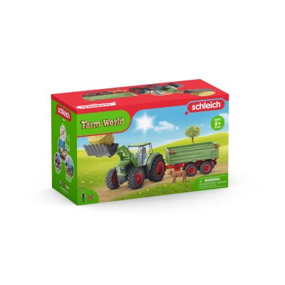 schleich Farm Life Tractor with trailer
