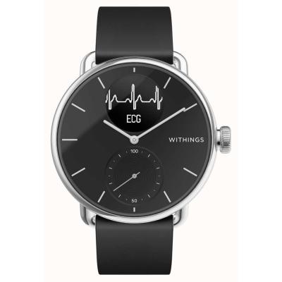 Withings ScanWatch 3,81 cm (1.5") Ibrido Nero GPS (satellitare)