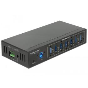 DeLOCK 63311 Schnittstellen-Hub USB 3.2 Gen 1 (3.1 Gen 1) Type-B 5000 Mbit s Schwarz