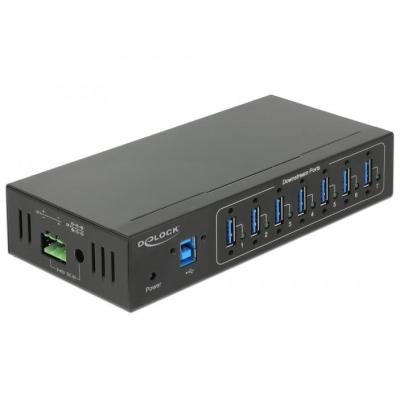 DeLOCK 63311 hub & concentrateur USB 3.2 Gen 1 (3.1 Gen 1) Type-B 5000 Mbit s Noir