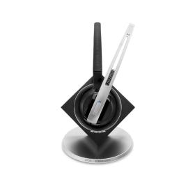 EPOS | SENNHEISER IMPACT DW Office USB ML - EU Auricolare Wireless A clip, A Padiglione, Passanuca Ufficio Nero, Argento