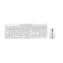 CHERRY Stream Desktop Recharge keyboard Mouse included RF Wireless QWERTY English Grey