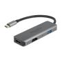 DeLOCK USB Type-C Dual HDMI Adapter with 4K 60 Hz and USB Port