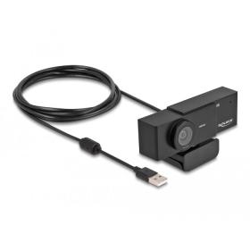 DeLOCK 96400 webcam 8 MP 3840 x 2160 Pixel USB 2.0 Nero
