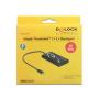 DeLOCK 62708 video cable adapter 0.27 m Black