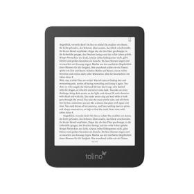Tolino shine 4 eBook-Reader Touchscreen 16 GB WLAN Schwarz, Blau