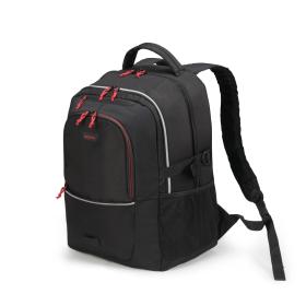DICOTA Backpack Plus SPIN mochila Negro Poliéster