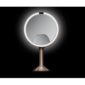 simplehuman ST3034 makeup mirror Freestanding Round Rose gold
