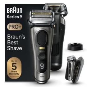 Braun Series 9 Pro+ 9525s Wet & Dry Foil shaver Trimmer Metallic