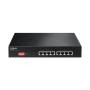 Edimax ES-1008P V2 network switch Fast Ethernet (10 100) Power over Ethernet (PoE) Black