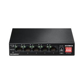 Edimax ES-5104PH V2 network switch Fast Ethernet (10 100) Power over Ethernet (PoE) Black