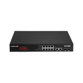 Edimax GS-5210PL commutateur réseau Géré Gigabit Ethernet (10 100 1000) Noir