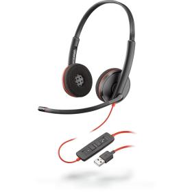 POLY Blackwire C3220 Kopfhörer Kabelgebunden Kopfband Büro Callcenter USB Typ-A Schwarz