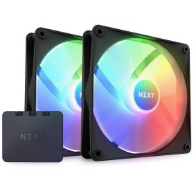 NZXT F140 RGB Core Case per computer Ventilatore 14 cm Nero 2 pz