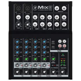 Mackie Mix8 8 canaux 20 - 30000 Hz Noir