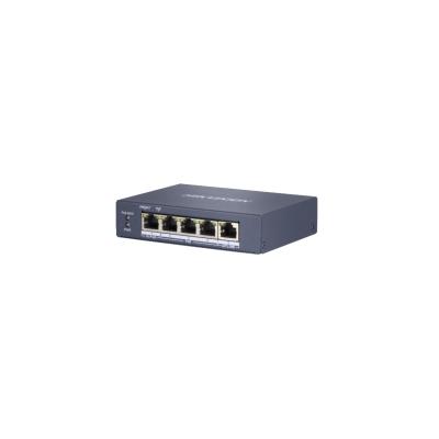 Hikvision DS-3E0505HP-E switch di rete Non gestito Gigabit Ethernet (10 100 1000) Supporto Power over Ethernet (PoE) Blu