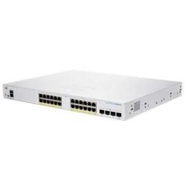 Cisco CBS250-24P-4X-EU network switch Managed L2 L3 Gigabit Ethernet (10 100 1000) Silver