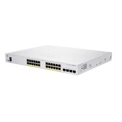 Cisco CBS250-24P-4X-EU network switch Managed L2 L3 Gigabit Ethernet (10 100 1000) Silver