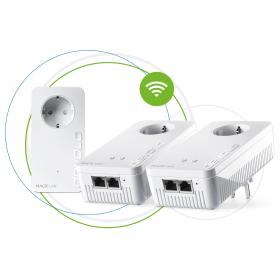 Devolo MAGIC 2 WiFi next Multiroom Kit 2400 Mbit s Collegamento ethernet LAN Wi-Fi Bianco 3 pz