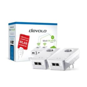 Devolo Mesh WLAN 2 Starter Kit 2400 Mbit s Eingebauter Ethernet-Anschluss Weiß 2 Stück(e)