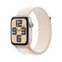 Apple Watch SE OLED 44 mm Digital 368 x 448 Pixel Touchscreen Beige WLAN GPS