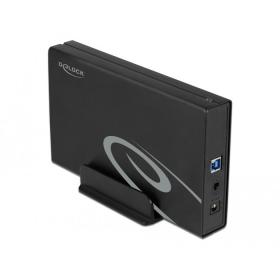 DeLOCK 42626 caja para disco duro externo Caja de disco duro (HDD) Negro
