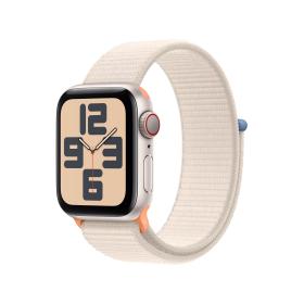Apple Watch SE OLED 40 mm Numérique 324 x 394 pixels Écran tactile 4G Beige Wifi GPS (satellite)