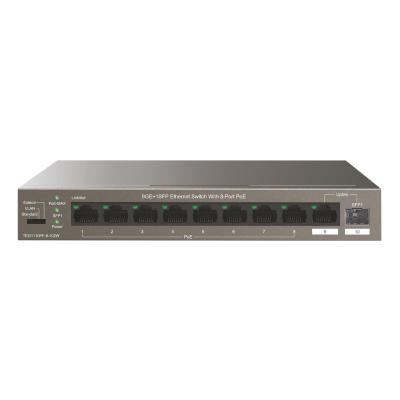 Tenda TEG1110PF-8-102W commutateur réseau Géré Gigabit Ethernet (10 100 1000) Connexion Ethernet, supportant l'alimentation via