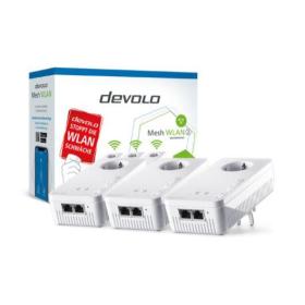 Devolo Mesh WLAN 2 Multiroom Kit 2400 Mbit s Eingebauter Ethernet-Anschluss Weiß 3 Stück(e)